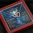 TO MY WONDERFUL WIFE KNV-22DD01 Jewelry ShineOn Fulfillment Mahogany Style Luxury Box