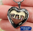 Dog Mom Heart necklace ntk-18nq048 Jewelry ShineOn Fulfillment