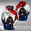 NEWFOUNDLAND DOG will come into your life 3D Full Printing Hoodie Hoodie 3D 3D Tee Art
