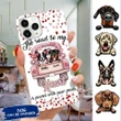 Personalized Dog & Cat THE ROAD TO MY HEART IS PAVED WITH PAW PRINTS Phonecase DHL-24TQ009