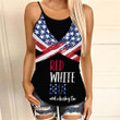 Red White Blue and Whiskey Too Woman Cross Tank Top tdh | hqt-35sh008