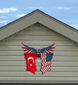 Turkey Flag Eagle Cut Metal Sign hqt-49xt039