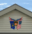 Pennsylvania State Police Eagle Flag Cut Metal Sign HTT01JUN21XT4