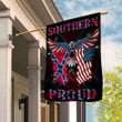 Southern Proud Confederate Eagle 3D Flag Full Printing HTT04JUN21XT1
