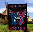 South Carolina Proud Confederate Eagle 3D Flag Full Printing HTT04JUN21XT2