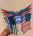 Minneapolis Police Department Eagle Flag Cut Metal Sign HTT04JUN21XT10