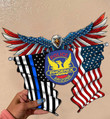 Phoenix Police Department Eagle Flag Cut Metal Sign HTT04JUN21XT11