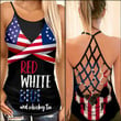 Red White Blue | 4th July | Happy Indepence Day Woman Cross Tank Top HQT08JUN21SH3