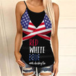 Red White Blue | 4th July | Happy Indepence Day Woman Cross Tank Top HQT08JUN21SH4