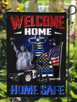 Welcome Home Police 3D Flag Full Printing HTT02JUN21VA2