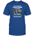 My Time in Uniform is over But being a Veteran never ends T-shirt