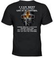 I Can Rest In The Fact That God Is In Control Knight Templar T-Shirt