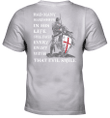 Had Many Hardships In His Life Still Faces Every Enemy With That Evil Smile Knight Templar T-Shirt