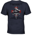 Praise Be To The Lord My Rock Who Trains My Hands For War Knight Templar T-Shirt