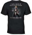 I Will Walk By Faith Even When I Can Not See Knight Templar T-Shirt