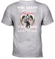 The Giant In Front Of You Is Never Bigger Than The God Who Lives In You New Knight Templar T-Shirt