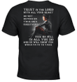 Trust In The Lord With All Your Heart Knight Templar T-Shirt