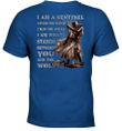 I Am A Sentinel Warrior Standing Knight Templar T-Shirt