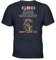God Has A Purpose For Your Pain Do Not Give Up Knight Templar T-Shirt