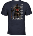 I Am With You Always Even Unto The End Of The World Amen Knight Templar T-Shirt