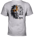 Lion I Am No Longer A Slave To Fear I Am A Child Of God Warrior Of Christ New T-shirt