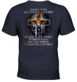 I Have Been All Things Unholy Kneeling Lion Knight Templar T-Shirt