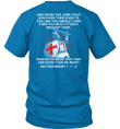 And When The Lord Your God Gives Them Over To You Knight Templar T-Shirt