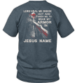 Lord Heal Me Inside Out And Teach Me To Wear My Armor In Jesus Name Knight Templar T-shirt