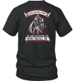 If God Is With Us Who Shall Be Against Us Knight Templar T-shirt