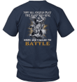 Not All Angels Play The Harp And Sing Some Are Called To Battle Knight Templar T-shirt