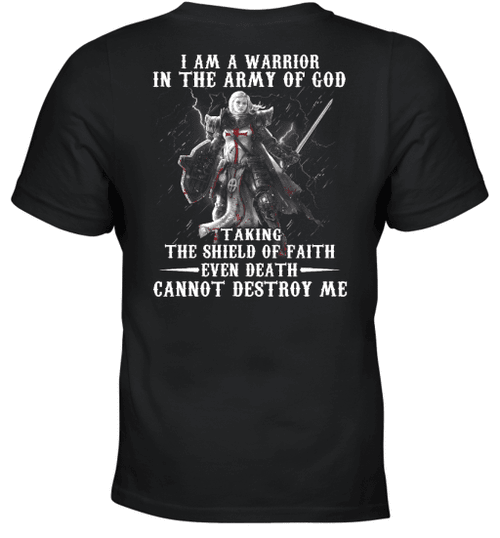 I Am A Warrior In The Army Of God Knight Templar T-Shirt