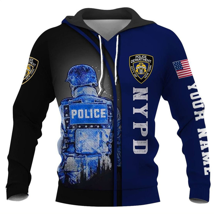 Personalized Name New York Police Department 3D Full Printing