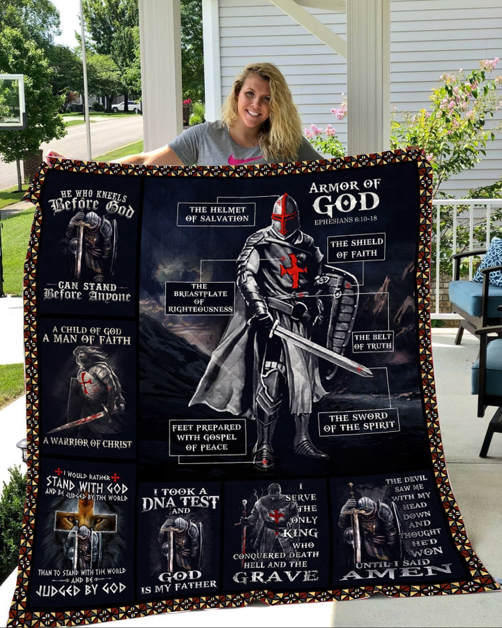 Armor of God Knight Templar Quilt Blanket HQT-QCT00006