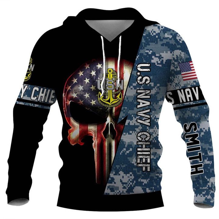 PERSONALIZED NAME U.s Navy chief 3D FULL PRINTING