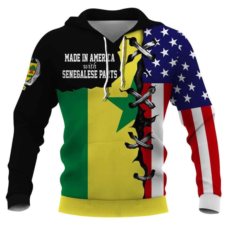 Senegelase nationality hoodie 3D Full Printing