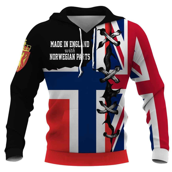 Norwegian nationality hoodie 3D Full Printing