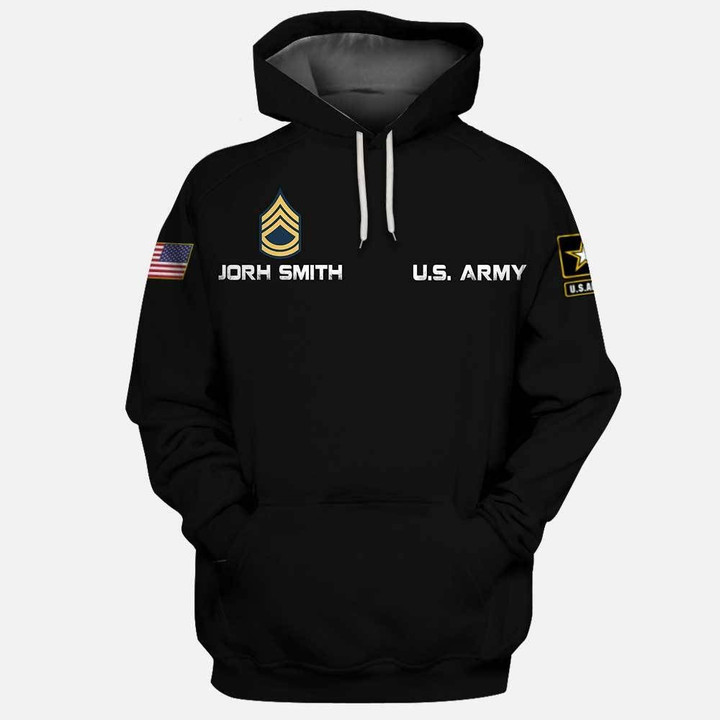 personalized name and rank u.s army 3D Full Printing
