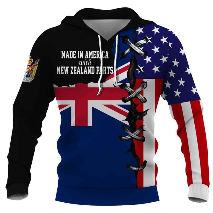 New Zealand nationality hoodie 3D Full Printing