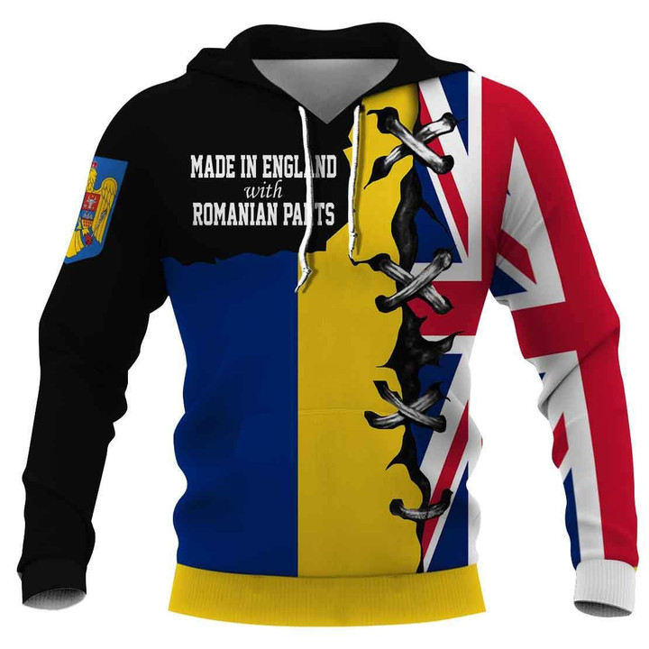 Romanian nationality hoodie 3D Full Printing