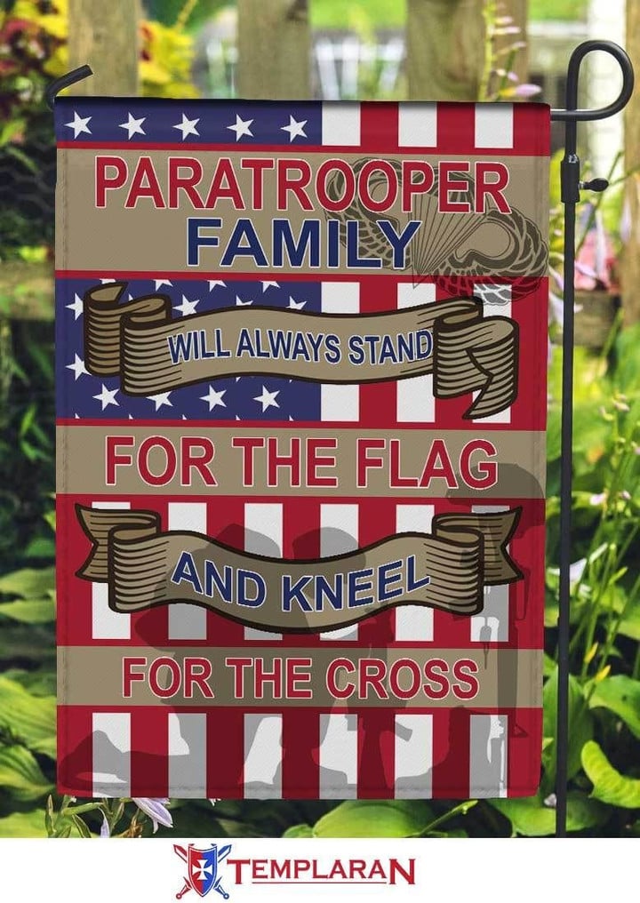 U.S. Paratrooper Family Flag 3D Full Printing
