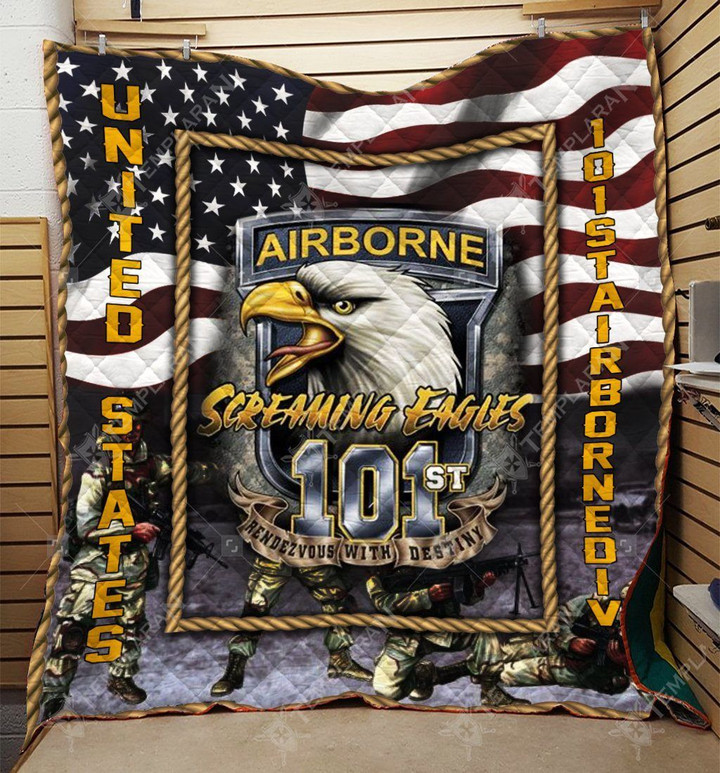 101ST Airborne Division Blanket 3D FULL Printing TXH-QDT00027