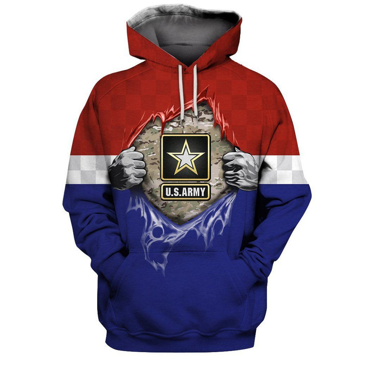 US Army 3D Full Printing Hoodie Limited Edition
