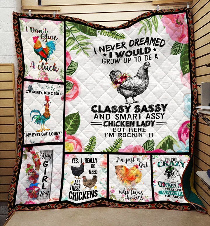 Chicken Lady Blanket DML-QHG00038