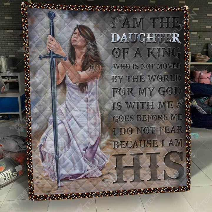 I am Daughter Of The King Blanket 3D Printing HQT-QHG00027