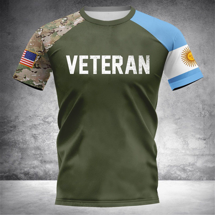 Argentina Veteran 3D Shirt Full Printing