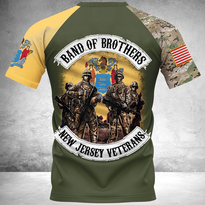 New Jersey Veteran 3D Shirt Full Printing