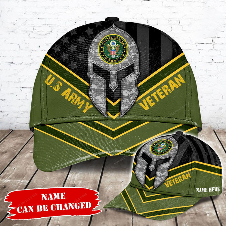 Personalized Us Army Veteran Cap HP