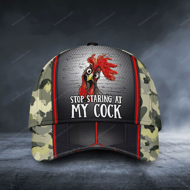 Stop Starting At My Cook Rooster Cap hqt-30sh064