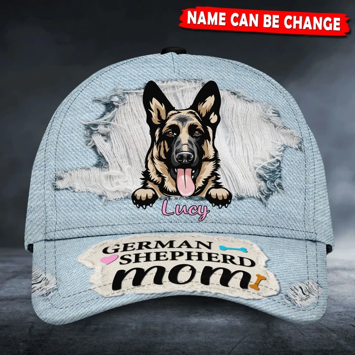 Personalized German Shepherd Mom Classic Caps 3D Printing