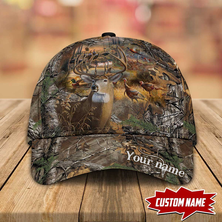 HUNTING CAMO PERSONALIZED CAP